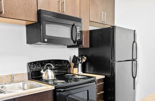 Five Points South Apartment | Chic Urban Living: Studio with Pool Access 09