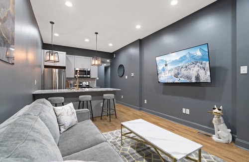 North Philadelphia West Apartment | Chic Urban Oasis | Movie Theatre