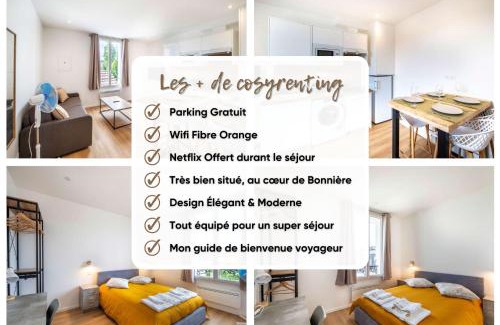 Bonnieres-sur-Seine Apartment | CHICHEN ITZA - Self Checkin Automatique - Netflix - 15 min Giverny