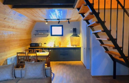 Stepantsminda Cabin | Chill inn kazbegi features accommodation with mountain views, 2 bedroom cabin