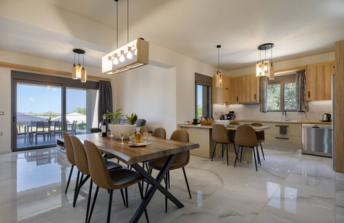 Nerokouros Apartment | Chris apartment with private ecologic pool and kid's playground!