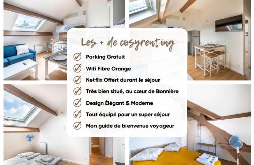 Bonnieres-sur-Seine Apartment | CHRISST RÉDEMPTEUR - Self Checkin Automatique - Netflix - 15 min Giverny