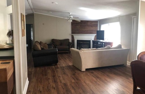 Leesville House | Chrystal Cove a 10 minute walk behind home is Lake Murray
