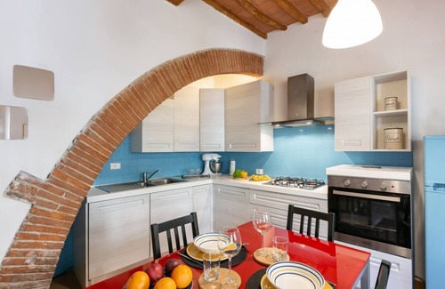 Pisa Apartment | Cisanello Rock Apartment with Patio and Barbecue