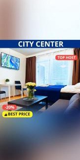 Oulu Apartment | City center 1R studio with perfect view, parking