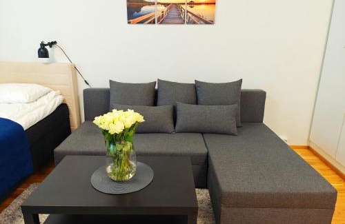 Oulu Apartment | City center 1R studio with perfect view, parking