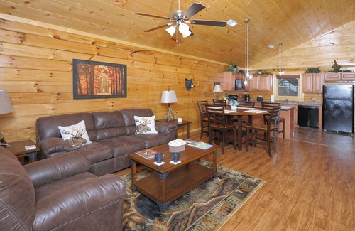 Gatlinburg - Pigeon Forge Cabin | City Lights With A Heated Private Indoor Pool & The Very Best Views!