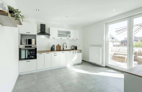 Warendorf Old Town Apartment | City-Suite I WiFi I BBQ I TV I Terrasse