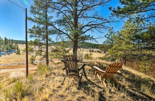 Florissant House | Classic Colorado Log Home with Mountain Views!
