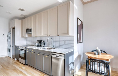 Alphabet City Apartment | Classic East Village 2BR w/W/D, Gym & Elevator, nr cafes, by Blueground