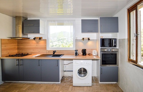 Sisco Apartment | Classic French vacation apartment with large terrace and open fireplace.
