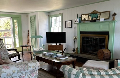 East Chop House | Classic Marthas Vineyard Summer Home: Ocean Views, Steps to Beach and Oak Bluffs