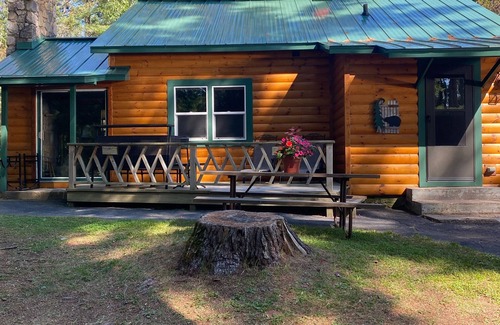 Manitowish Waters Cottage | Classic Northwoods Cabin for Summer or Winter vacation. Snowmobiler’s paradise!