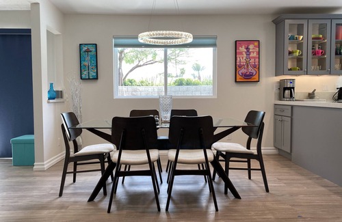 Racquet Club West House | Classic Palm Springs winter retreat with private pool, mountain views