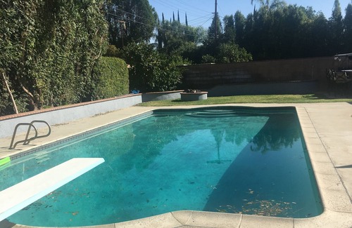 Canoga Park House | Classy, Peaceful West Hills Pool Home with Chefs Kitchen and Park Like Backyard!