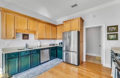 Darien Apartment | Close to River, In downtown, coffee shop on lower level of building, close to food walking distance