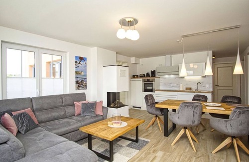 Lauterbach Apartment | Close to the sailing harbor, balcony, own sauna - Alte Fischfabrik Lauterbach FeWo 10