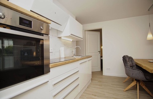 Lauterbach Apartment | Close to the sailing harbor, balcony, own sauna - Alte Fischfabrik Lauterbach FeWo 10
