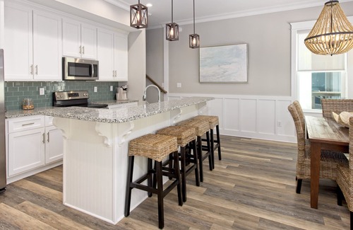 Gulf Shores House | Coastal chic beach home in Cottages at Lagoon Pass with EV charger and pool.