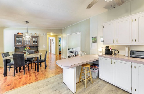 Carteret County House | Coastal Escape w/Grill, Yard, Fire Pit & Decks!