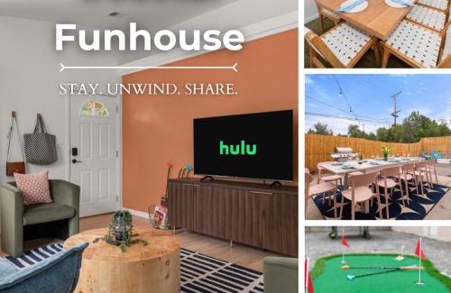 Berkley House | Coastal Funhouse Yard Games, Putt-Putt and More