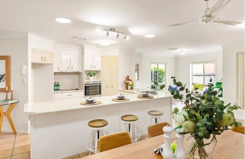 Pelican Waters House | Coastal home with private pool close to it all