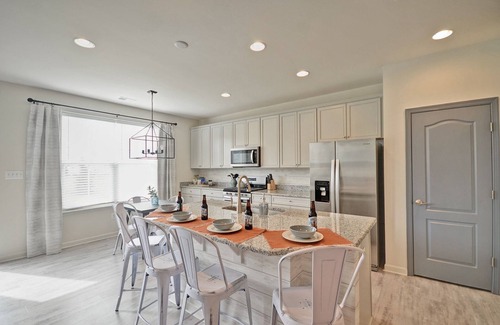 Millville House | Coastal Style 3 Bed, 2.5 Bath Townhouse in Bishop's Landing Community! Pet Friendly! Wifi Available, Pool, Playground, Tennis, Fitness Center, Shuttle Service!