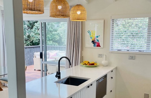 Waikanae House | Coastal Style with Sea Views and a Hot Tub