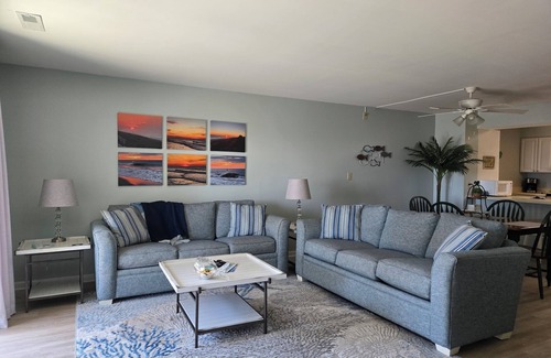 Indian Beach Condo | Colony by the Sea 110 2BR/2BA Oceanfront Condo | Family-Friendly Complex