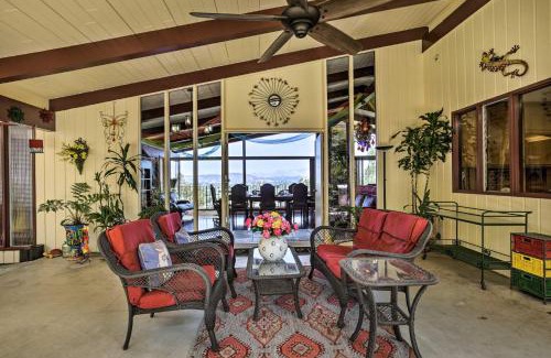 Mount Helix House | Colorful El Cajon Gem Deck, Garden and Valley Views