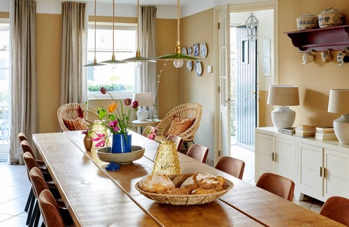 Schafelt House | Colorful Holiday Home in Baarlo near Boating with Hot Tub