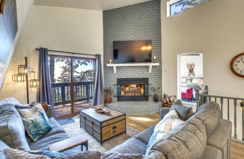 Running Springs House | Colorful Running Springs Cabin with Incredible Views