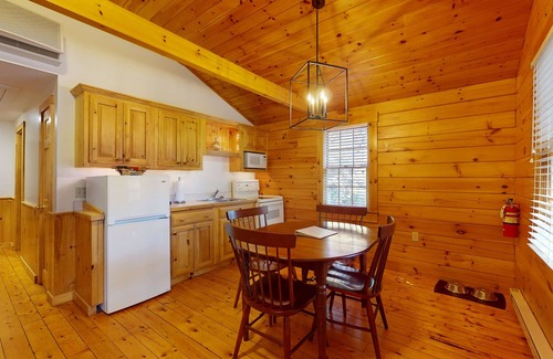 Northport Cabin | Comfort meets adventure in this dog-friendly cabin w/fireplace, kitchen & more