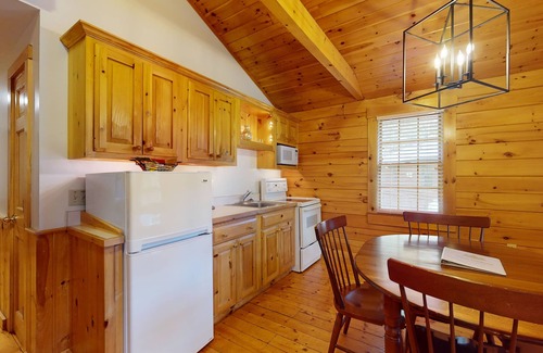 Northport Cabin | Comfort meets adventure in this dog-friendly cabin w/fireplace, kitchen & more