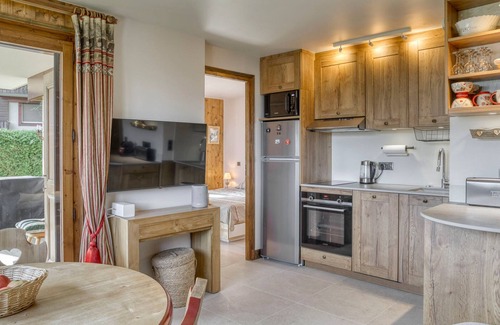 Megeve Apartment | Comfortable 1-bedroom apartment, terrace, Wifi, parking, close to slopes