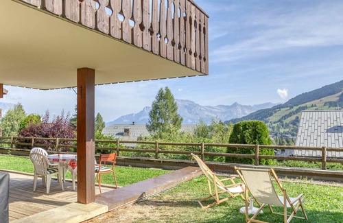 Megeve Apartment | Comfortable 1-bedroom apartment, terrace, Wifi, parking, close to slopes