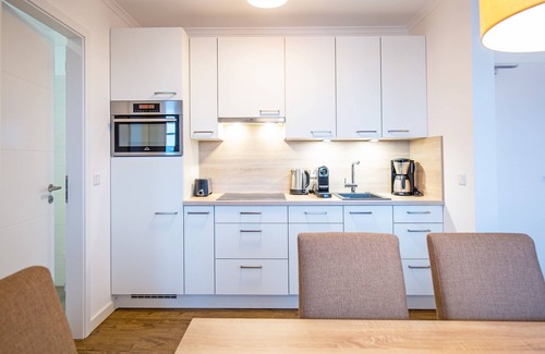Boergerende-Rethwisch Apartment | Comfortable 3-room apartment, sea view balcony and 200 m to the beach