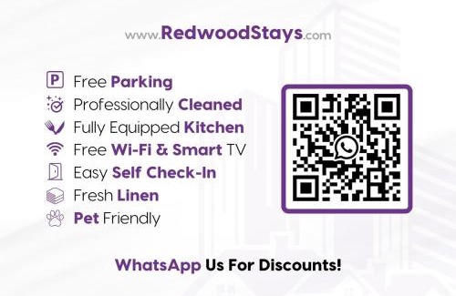 Rushmoor District Apartment | COMFORTABLE AND HOMELY 1 BEDROOM 1 BATHROOM SERVICED APARTMENT WITH FREE PARKING, FREE WiFi AND NETFLIX, PERFECT FOR BUSINESS STAYS, FAMILIES, RELOCATIONS, EXTENDED STAYS, AND EMERGENCY ACCOMMODATION by REDWOOD STAYS