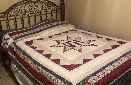 Jonesboro House | Comfortable Bedroom and Full Bathroom