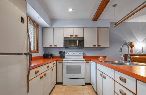East Stroudsburg Condo | Comfortable condo with fireplace, central AC, & washer/dryer - snowbirds OK