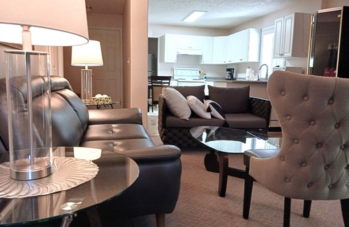 Broadmead House | Comfortable ground level suite with large yard access.
