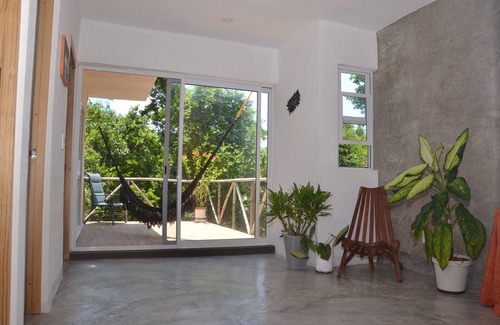 Puerto Morelos House | Comfortable queen room with jungle view - 10 min from the beach