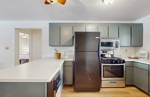 Taos Ski Valley Condo | Comfortable ski-in/ski-out, creekside condo, with gas stove, soaking tub, WIFI