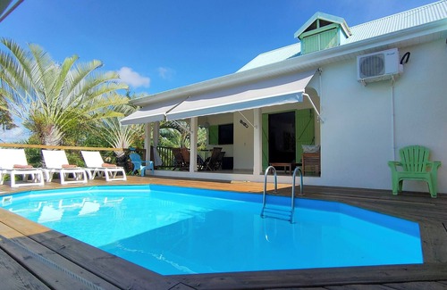 Sainte-Anne Villa | Comfortable villa, swimming pool, tropical garden, near beach st Anne, 8 pers