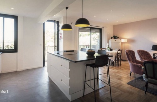 Gairaut House | Comfortable villa, with infinity pool, sea view, on the heights of Nice