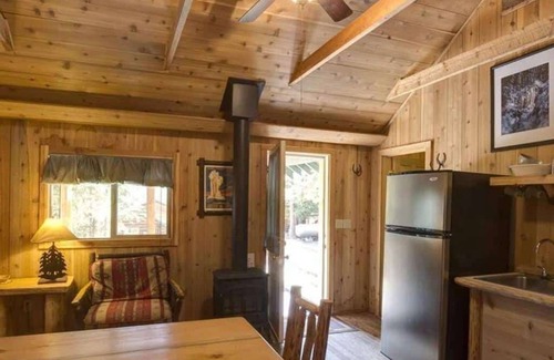 Cooke City-Silver Gate Cabin | Comfy cabin is situated on the Silver Gate property which overlooks 10,000ft tall mountain peaks surrounding the town.