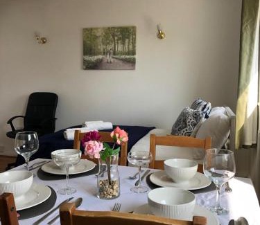 Somers Town Apartment | Comfy Entire Flat with City View Balcony in Regents Park, Camden, Central London