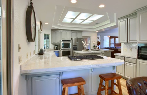 Bass Lake House | Completely renovated 2022! Luxury Lake Retreat with Boat Slip!