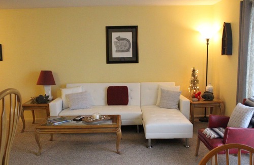 Gilford Condo | Condo at Paugus Bay. Pool area. Near Weirs Bch,Gunstock mtn, NH Bank Pavillion.