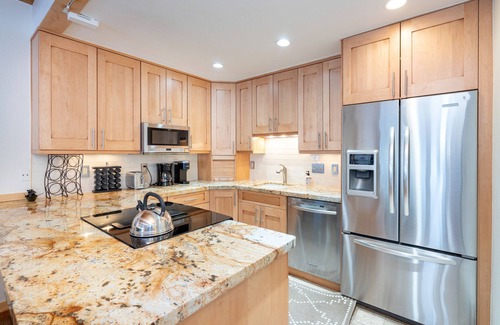 Telluride Condo | Condo with fireplace, laundry & hot tubs - walk to gondola & Main St